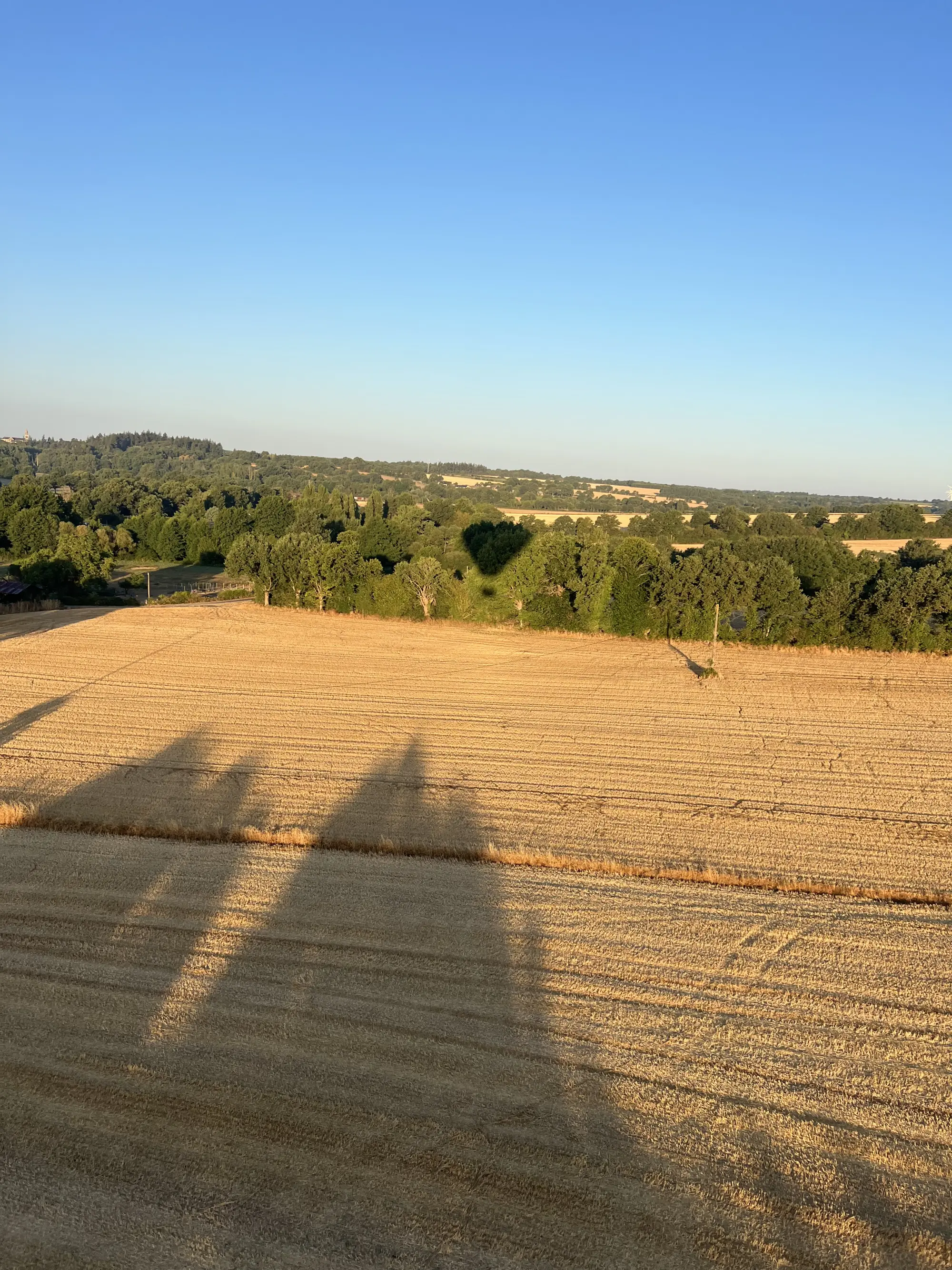 Photo du vol : lever de soleil en Loire Atlantique