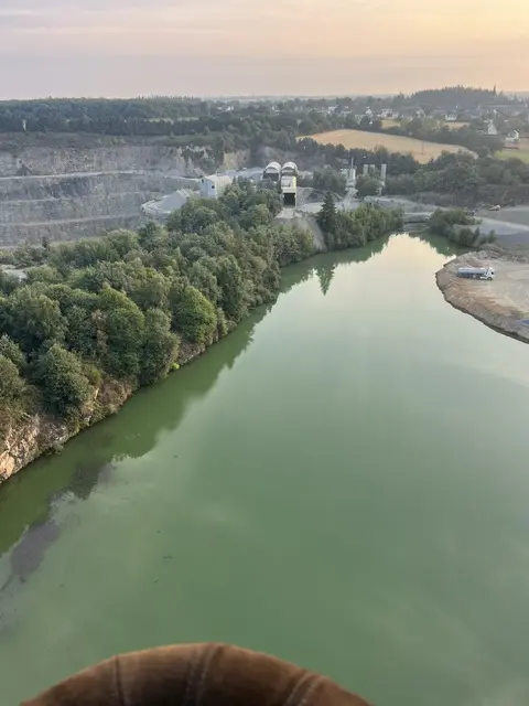 Photo du vol : La carrière de Saint Aubin des Châteaux