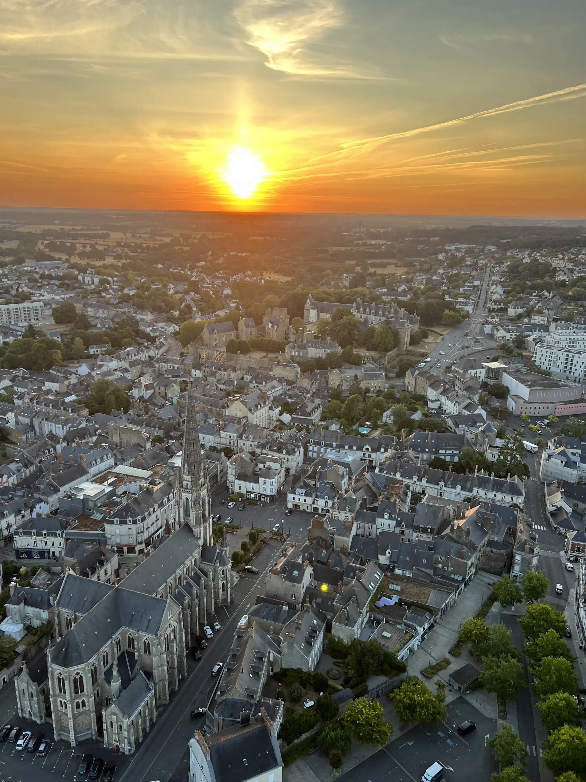 Photo du vol : direction Derval